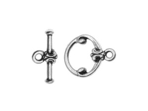 TierraCast Antique Silver Classic Clasp Set