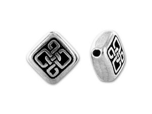 TierraCast Antique Silver Small Celtic Diamond TierraCast Antique Silver Small Celtic Diamond