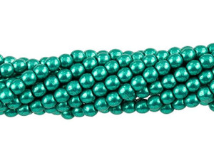 Czech Glass 3mm ColorTrends Saturated Metallic Arcadia Round Bead Strand by Starman Czech Glass 3mm ColorTrends Saturated Metallic Arcadia Round Bead Strand by Starman