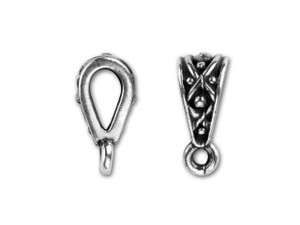 TierraCast Antique Silver Teardrop Legend Bail