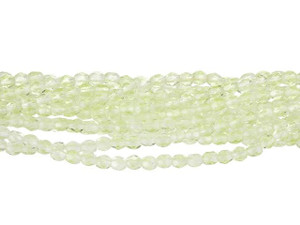 Czech Glass 3mm Hurricane Glass - Citrus Fire-Polish Bead Strand by Starman Czech Glass 3mm Hurricane Glass - Citrus Fire-Polish Bead Strand by Starman
