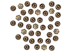 TierraCast Oxidized Brass-Plate Granulated Bead