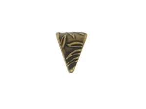 TierraCast Oxidized Brass-Plate Small Jardin Pinch Bail