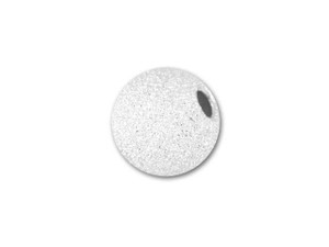 6mm Sterling Silver Round Stardust Bead with 1.6mm Hole 6mm Sterling Silver Round Stardust Bead with 1.6mm Hole