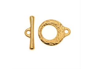 TierraCast Gold-Plated Pewter Toggle Set