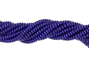 Czech Glass 3mm Navy Blue Rondelle Bead Strand by Starman Czech Glass 3mm Navy Blue Rondelle Bead Strand by Starman