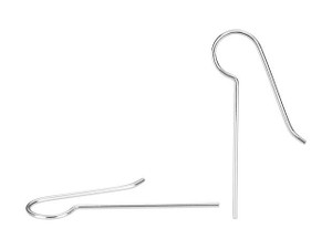 TierraCast Sterling Silver 20 Gauge Long Blank Earwire (1 Pair) TierraCast Sterling Silver 20 Gauge Long Blank Earwire (1 Pair)