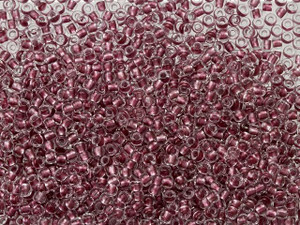 TOHO 11/0 Blush-Lined Crystal Round Bead 2.5-Inch Tube TOHO 11/0 Blush-Lined Crystal Round Bead 2.5-Inch Tube