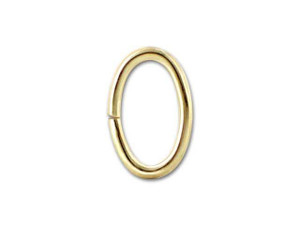 7.6x5mm Gold-Filled 14K/20 Oval Jump Ring, 19 gauge 7.6x5mm Gold-Filled 14K/20 Oval Jump Ring, 19 gauge