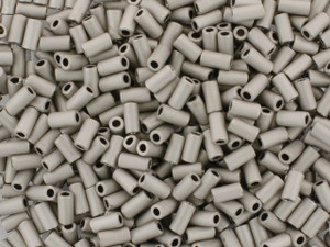TOHO 3mm Bugle Beads Metallic Frosted Antique Silver 2.5-Inch Tube TOHO 3mm Bugle Beads Metallic Frosted Antique Silver 2.5-Inch Tube