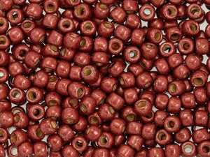TOHO 6/0 PermaFinish Galvanized Matte Burgundy Frost Round Bead 2.5-Inch Tube TOHO 6/0 PermaFinish Galvanized Matte Burgundy Frost Round Bead 2.5-Inch Tube
