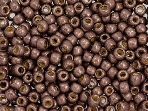 TOHO 6/0 PermaFinish Galvanized Matte Mocha Frost Round Bead 2.5-Inch Tube TOHO 6/0 PermaFinish Galvanized Matte Mocha Frost Round Bead 2.5-Inch Tube