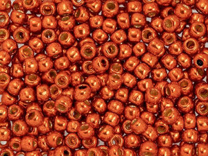 TOHO 6/0 PermaFinish Galvanized Saffron Round Bead 2.5-Inch Tube TOHO 6/0 PermaFinish Galvanized Saffron Round Bead 2.5-Inch Tube