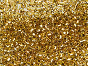 TOHO 8/0 Copper-Lined Light Topaz Round Bead 2.5-Inch Tube TOHO 8/0 Copper-Lined Light Topaz Round Bead 2.5-Inch Tube