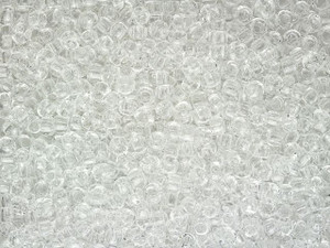 TOHO 8/0 Glow in the Dark Crystal/Glow Blue Round Bead 2.5-Inch Tube TOHO 8/0 Glow in the Dark Crystal/Glow Blue Round Bead 2.5-Inch Tube