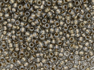 TOHO 8/0 Round Seed Bead 24K Gold-Lined Black Diamond, 2.5-Inch Tube TOHO 8/0 Round Seed Bead 24K Gold-Lined Black Diamond, 2.5-Inch Tube