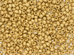 Toho DEMI 8/0 Seed Beads METALLIC 24K GOLD PLATED 2.5 tube