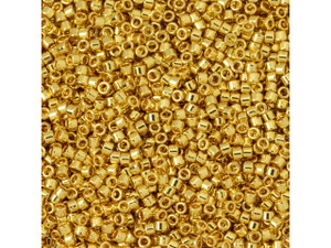 TOHO Aiko 11/0 24K Gold Plate Precision Cylinder Seed Beads, 4g Pack TOHO Aiko 11/0 24K Gold Plate Precision Cylinder Seed Beads, 4g Pack