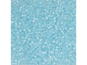 TOHO Aiko 11/0 Ceylon Aqua Precision Cylinder Seed Beads, 4g Pack