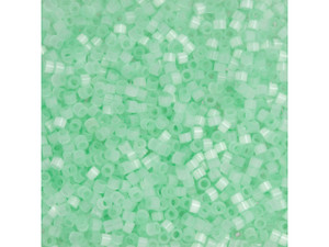 TOHO Aiko 11/0 Fiber-Optic Amazonite Precision Cylinder Seed Beads, 4g Pack TOHO Aiko 11/0 Fiber-Optic Amazonite Precision Cylinder Seed Beads, 4g Pack