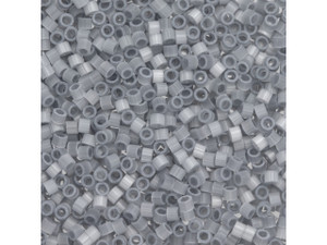 TOHO Aiko 11/0 Fiber-Optic Smoke Precision Cylinder Seed Beads, 4g Pack TOHO Aiko 11/0 Fiber-Optic Smoke Precision Cylinder Seed Beads, 4g Pack