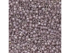 TOHO Aiko 11/0 Lavender-Lined Crystal Precision Cylinder Seed Beads, 4g Pack TOHO Aiko 11/0 Lavender-Lined Crystal Precision Cylinder Seed Beads, 4g Pack