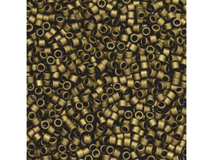 TOHO Aiko 11/0 Matte Bronze Precision Cylinder Seed Beads, 4g Pack TOHO Aiko 11/0 Matte Bronze Precision Cylinder Seed Beads, 4g Pack