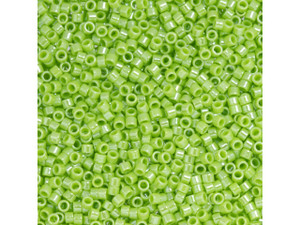 TOHO Aiko 11/0 Opaque Sour Apple Luster Precision Cylinder Seed Beads, 4g Pack TOHO Aiko 11/0 Opaque Sour Apple Luster Precision Cylinder Seed Beads, 4g Pack