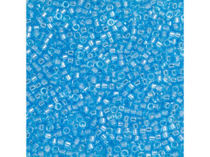TOHO Aiko 11/0 Transparent Aquamarine Luster Precision Cylinder Seed Beads, 4g Pack