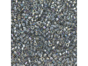 TOHO Aiko 11/0 Transparent Black Diamond Rainbow Precision Cylinder Seed Beads, 4g Pack TOHO Aiko 11/0 Transparent Black Diamond Rainbow Precision Cylinder Seed Beads, 4g Pack