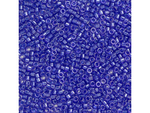 TOHO Aiko 11/0 Transparent Cobalt Luster Precision Cylinder Seed Beads, 4g Pack TOHO Aiko 11/0 Transparent Cobalt Luster Precision Cylinder Seed Beads, 4g Pack