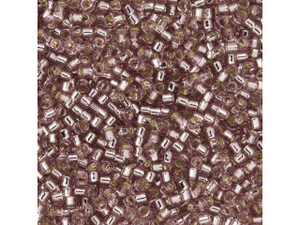 TOHO Aiko 11/0 Transparent Silver-Lined Lt Amethyst Precision Cylinder Seed Beads, 4g Pack TOHO Aiko 11/0 Transparent Silver-Lined Lt Amethyst Precision Cylinder Seed Beads, 4g Pack
