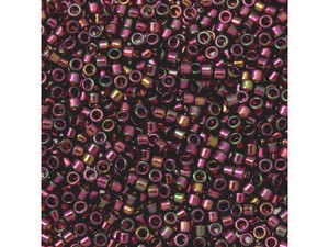 TOHO Aiko 11/0 Wild Berry Gold Luster Precision Cylinder Seed Beads, 4g Pack TOHO Aiko 11/0 Wild Berry Gold Luster Precision Cylinder Seed Beads, 4g Pack