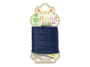 TOHO Amiet Beading Thread, Navy Blue (20 Meters/22 Yards) TOHO Amiet Beading Thread, Navy Blue (20 Meters/22 Yards)
