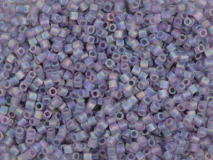 TOHO Bead Cube 1.5mm Matte Transparent Light Tanzanite AB, 2.5-Inch Tube TOHO Bead Cube 1.5mm Matte Transparent Light Tanzanite AB, 2.5-Inch Tube