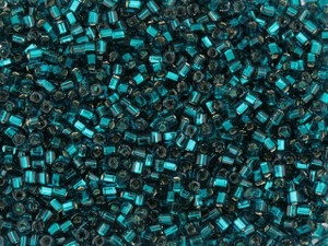 TOHO Bead Cube 1.5mm Silver-Lined Teal, 2.5-Inch Tube TOHO Bead Cube 1.5mm Silver-Lined Teal, 2.5-Inch Tube