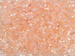 TOHO Bead Cube 1.5mm Transparent Rosaline AB 2.5-Inch Tube TOHO Bead Cube 1.5mm Transparent Rosaline AB 2.5-Inch Tube