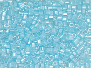 TOHO Bead Cube 2mm Ceylon Aqua 2.5-Inch Tube TOHO Bead Cube 2mm Ceylon Aqua 2.5-Inch Tube