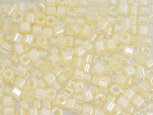 TOHO Bead Cube 3mm Ceylon Light Ivory 2.5-Inch Tube TOHO Bead Cube 3mm Ceylon Light Ivory 2.5-Inch Tube