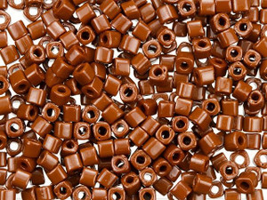 TOHO Bead Cube 3mm Opaque Terra Cotta 2.5-Inch Tube TOHO Bead Cube 3mm Opaque Terra Cotta 2.5-Inch Tube
