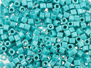TOHO Bead Cube 3mm Opaque Turquoise 2.5-Inch Tube TOHO Bead Cube 3mm Opaque Turquoise 2.5-Inch Tube