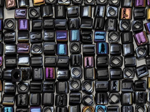 TOHO Bead Cube 4mm Hybrid Twilight Jet 2.5-Inch Tube TOHO Bead Cube 4mm Hybrid Twilight Jet 2.5-Inch Tube