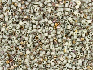 TOHO Bead Cube Hybrid 1.5mm Frosted Light Beige Apollo 2.5-Inch Tube