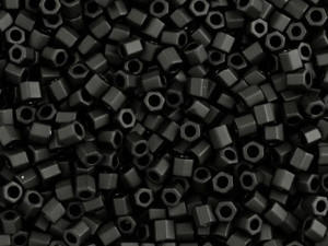 TOHO Bead Hex 8/0 Matte Black 2.5-Inch Tube TOHO Bead Hex 8/0 Matte Black 2.5-Inch Tube