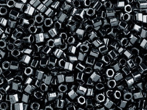 TOHO Bead Hex 8/0 Metallic Hematite 2.5-Inch Tube TOHO Bead Hex 8/0 Metallic Hematite 2.5-Inch Tube