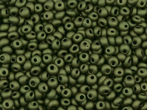 TOHO Bead Magatama 3mm Matte Dark Olive, 2.5-Inch Tube TOHO Bead Magatama 3mm Matte Dark Olive, 2.5-Inch Tube
