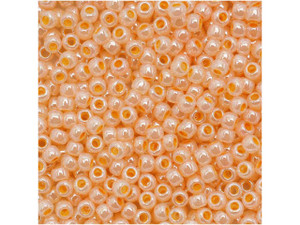 TOHO Bead Round 11/0 Ceylon Apricot, 2.5-Inch Tube TOHO Bead Round 11/0 Ceylon Apricot, 2.5-Inch Tube