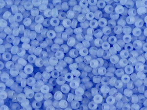TOHO Bead Round 11/0 Frosted Ceylon Robin's Egg Blue, 2.5-Inch Tube TOHO Bead Round 11/0 Frosted Ceylon Robin's Egg Blue, 2.5-Inch Tube