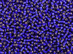 TOHO Bead Round 11/0 Frosted Silver-Lined Cobalt, 2.5-Inch Tube TOHO Bead Round 11/0 Frosted Silver-Lined Cobalt, 2.5-Inch Tube