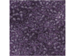 TOHO Bead Round 11/0 Frosted Transparent Orchid, 2.5-Inch Tube TOHO Bead Round 11/0 Frosted Transparent Orchid, 2.5-Inch Tube